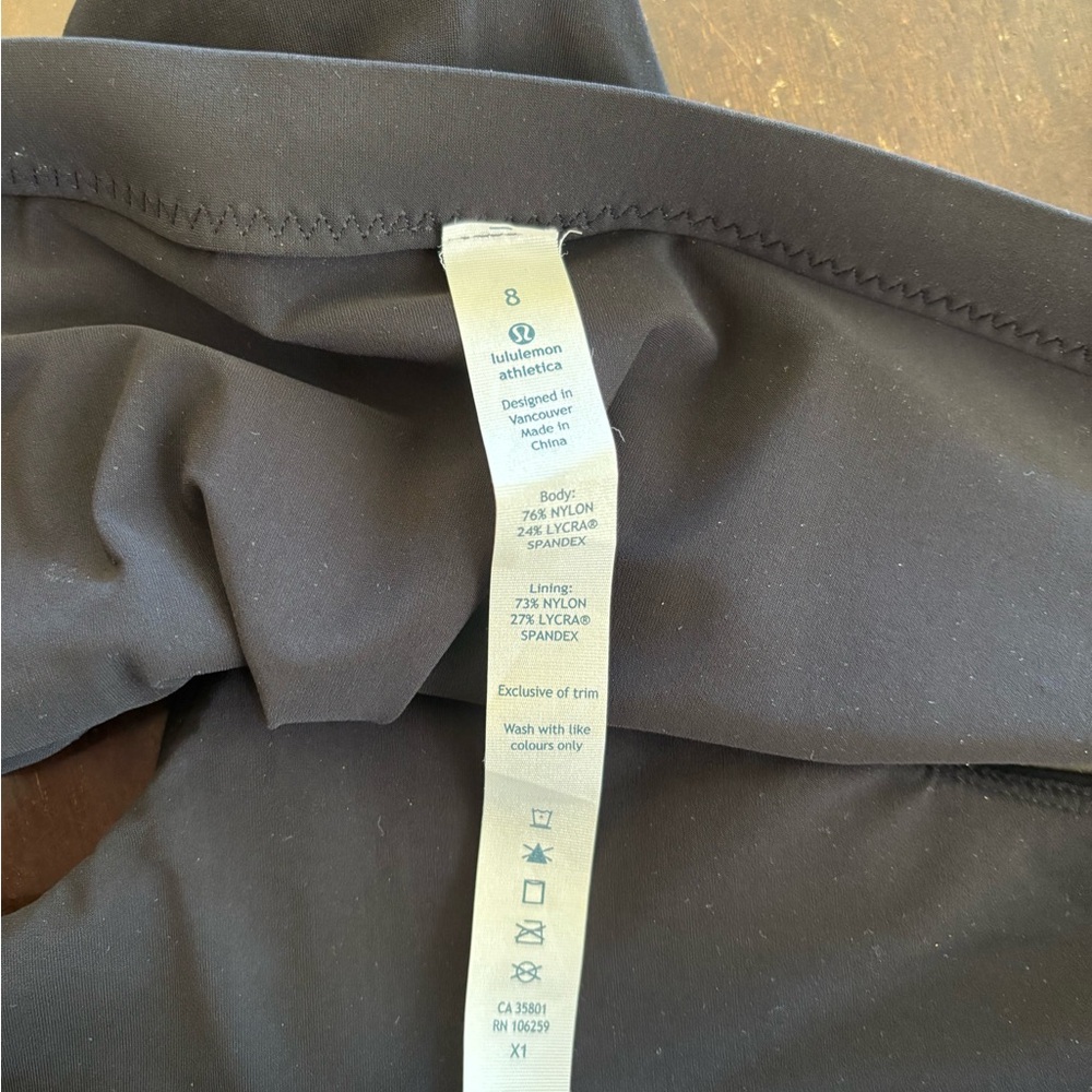 Lululemon Athletica Black Swim Bottom size 8 - Picture 3 of 3